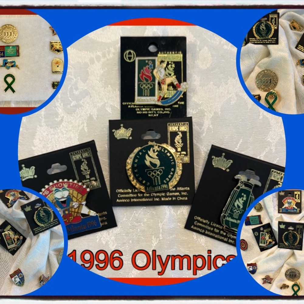 Tac Pin Back, Pin Collection Bundle Including Olympics & More